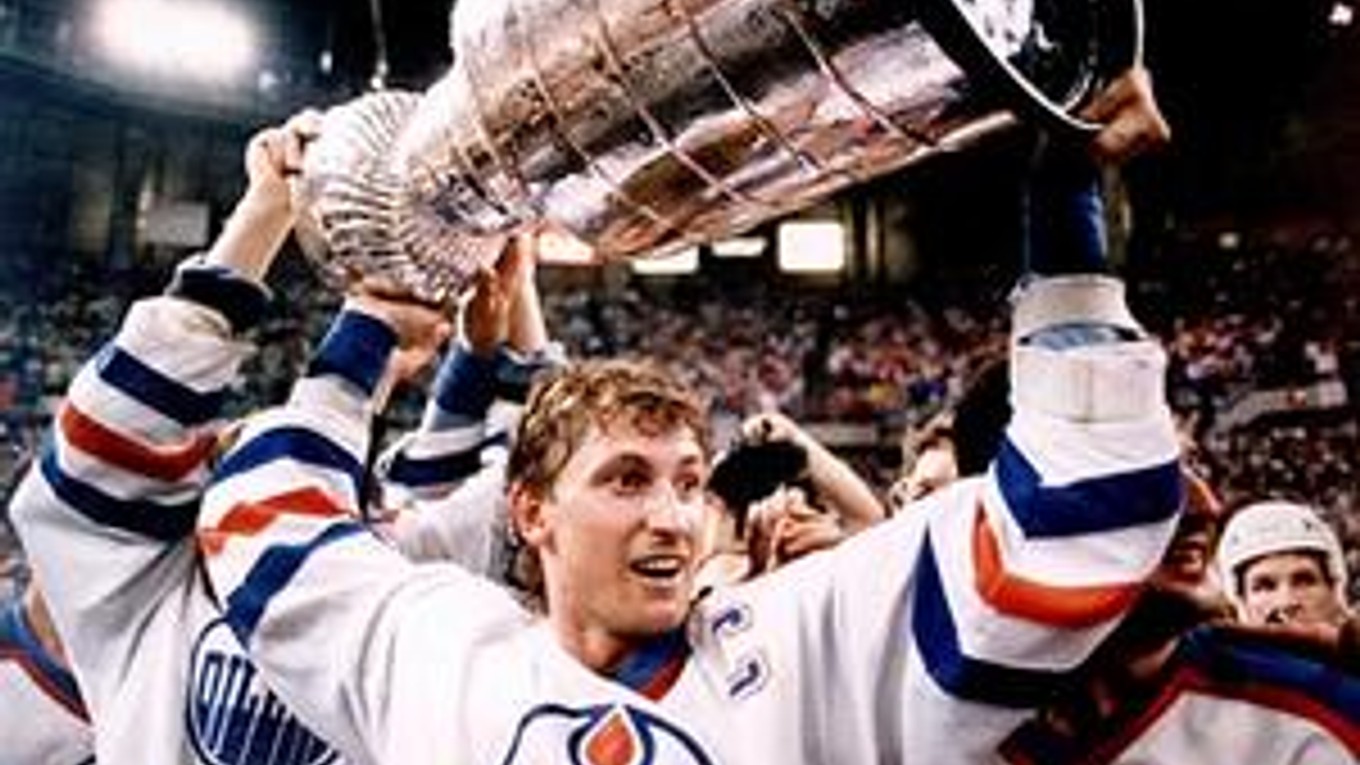 Wayne Gretzky doviedol Edmonton k štyrom ziskom Stanleyho pohára.