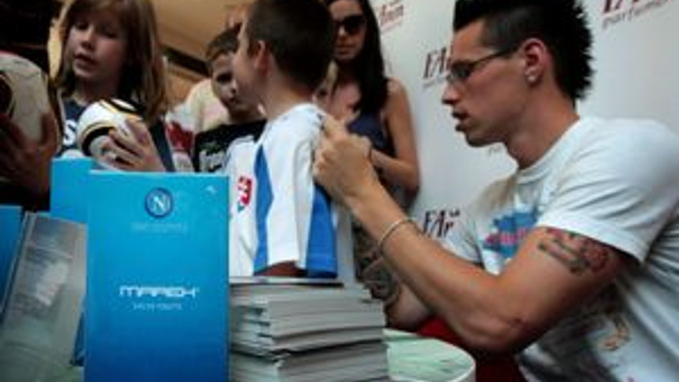 Marek Hamšík sa uviedol aj v kozmetickom svete.