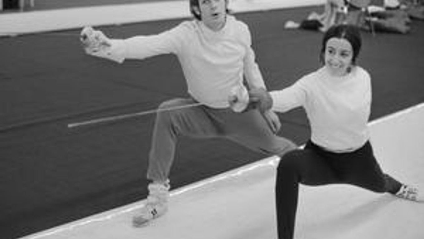 Katarína Ráczová pri tréningu na olympiáde 1972 v Mníchove.