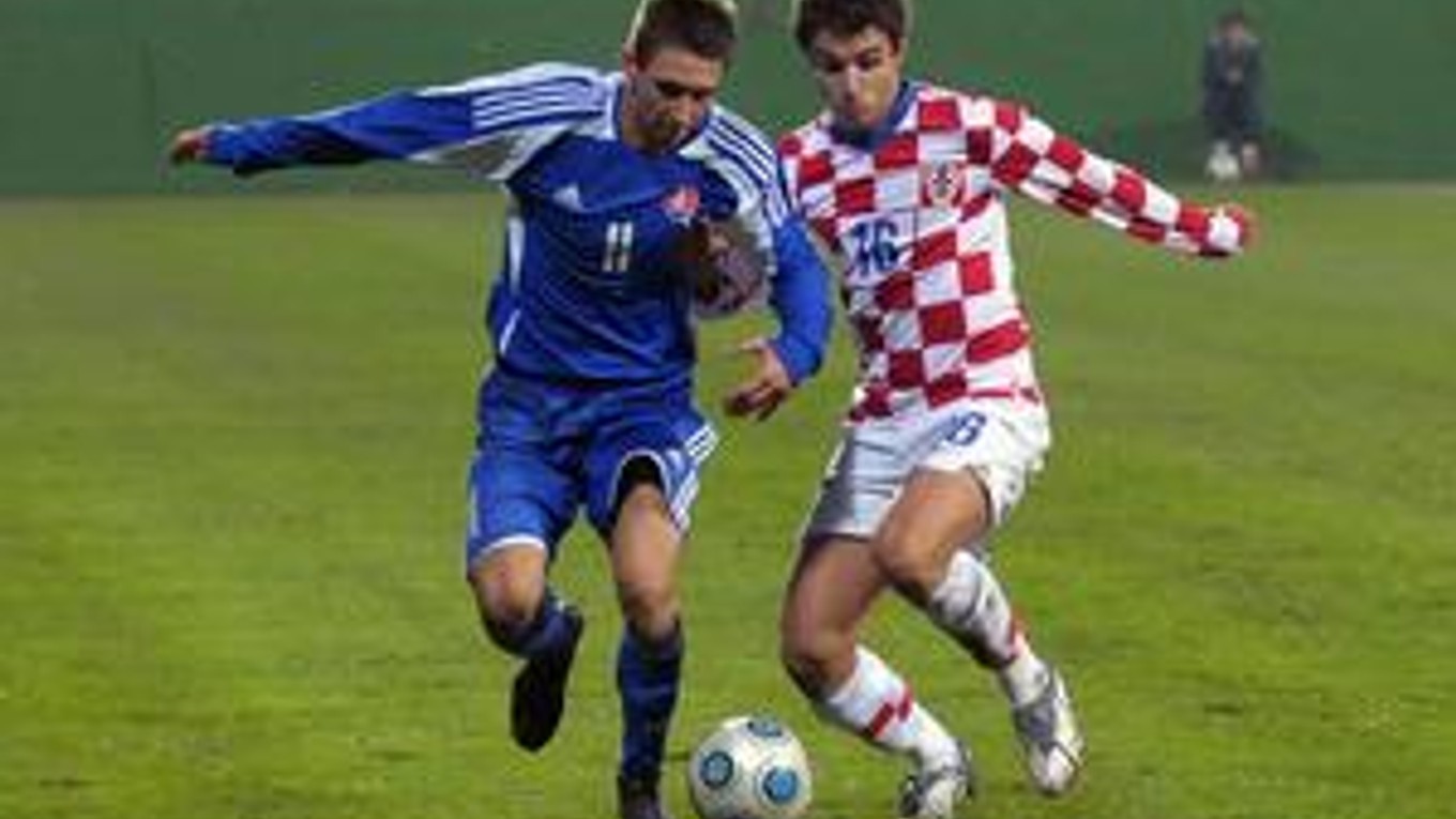 Jakub Sylvestr v drese slovenskej juniorskej reprezentácie.