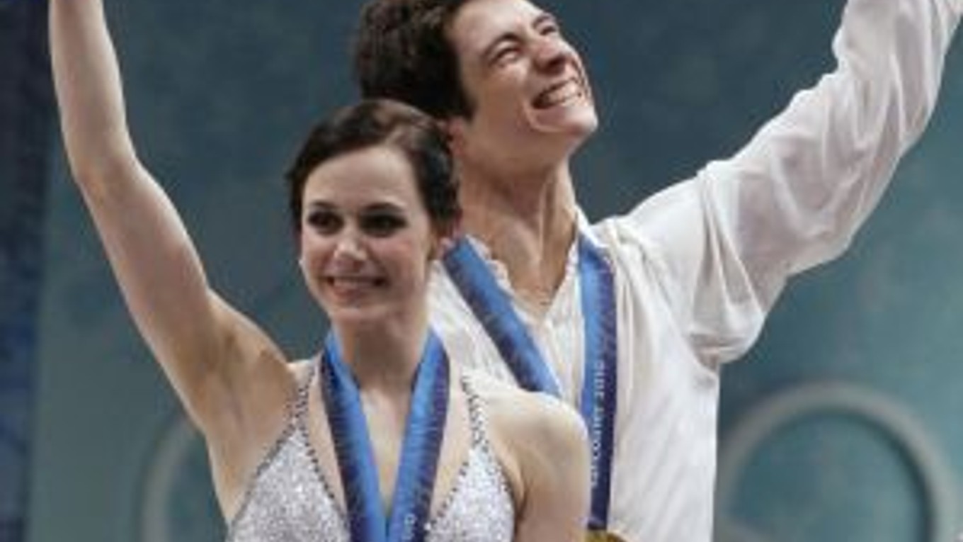 Tessa Virtueová s partnerom Scottom Moirom