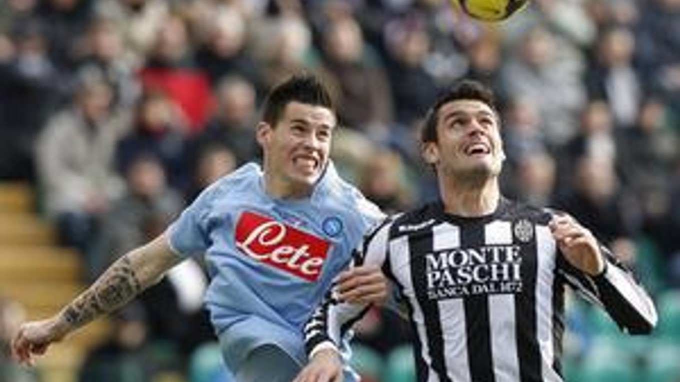 Marek Hamšík v drese Neapolu.
