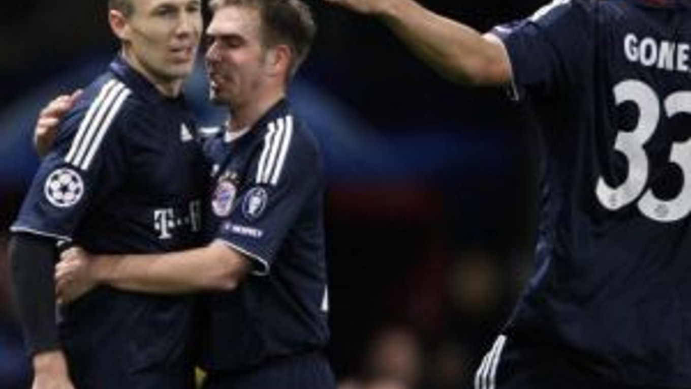 Radosť hráčov Bayernu.