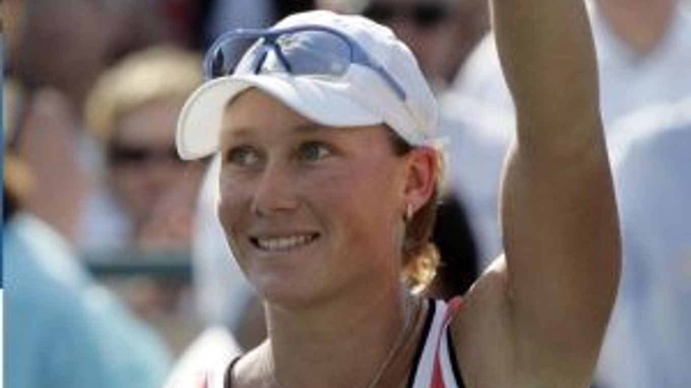 Samantha Stosurová si zahrá v Charlestone finále.