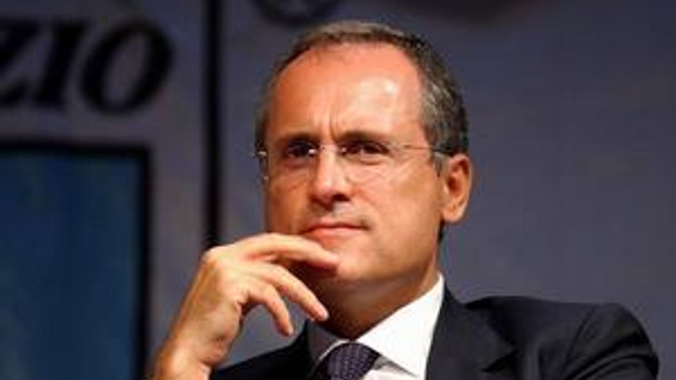 Prezident futbalového klubu Lazio Rím Claudio Lotito.