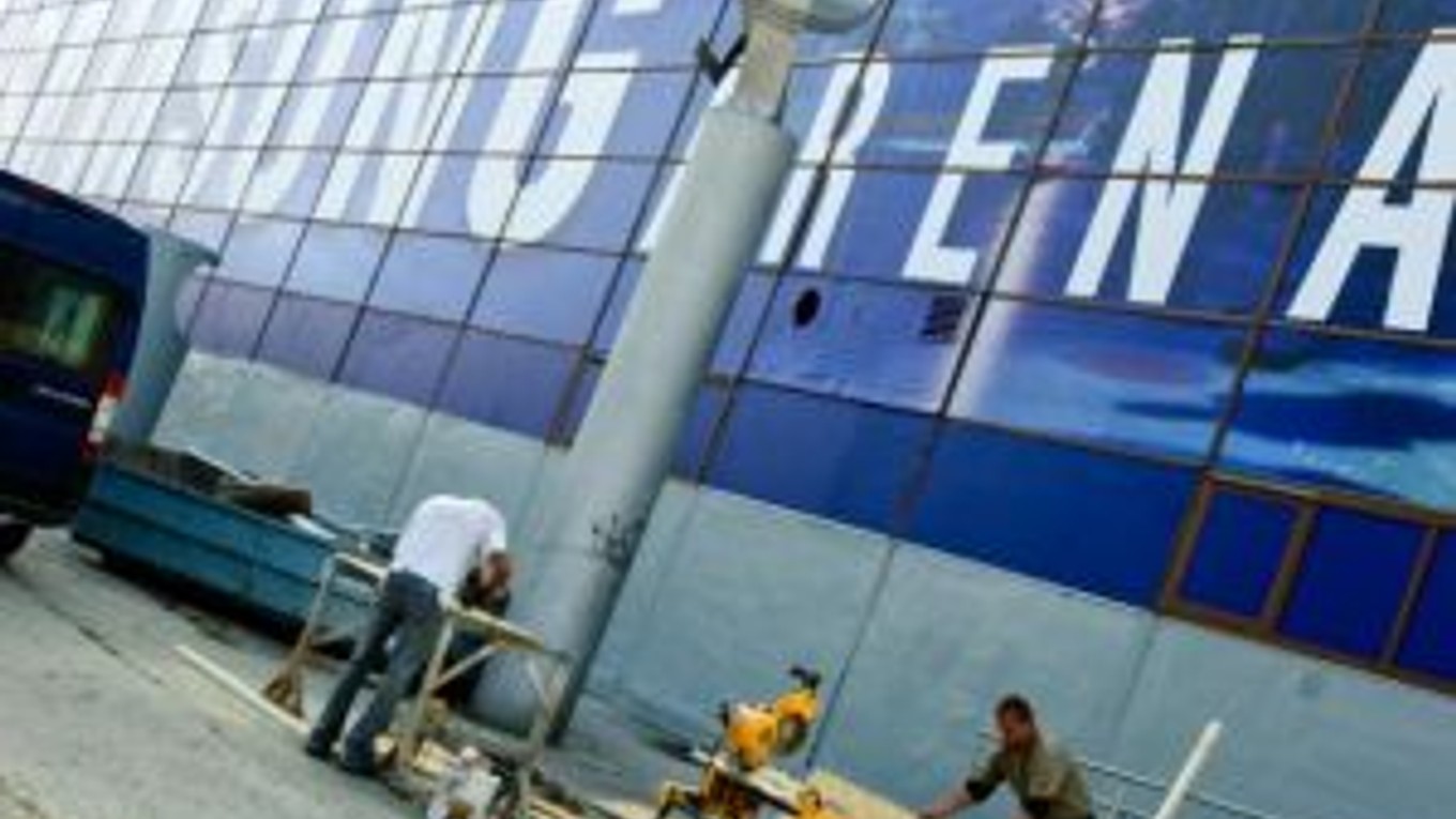 Štadión hokejového Slovana.