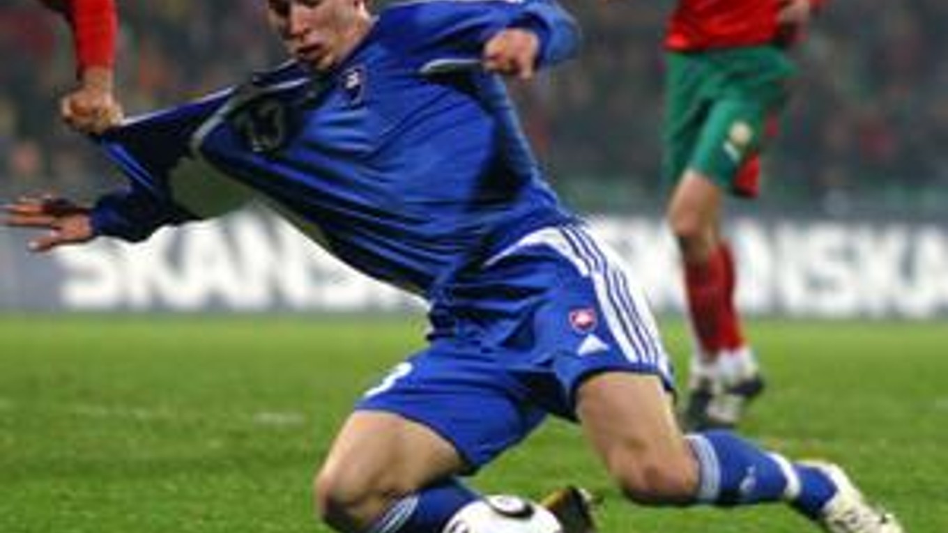 Filip Hološko v reprezentačnom drese.