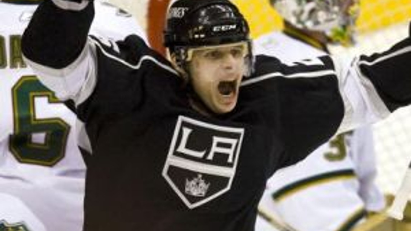 Michal Handzuš v drese Los Angeles Kings.