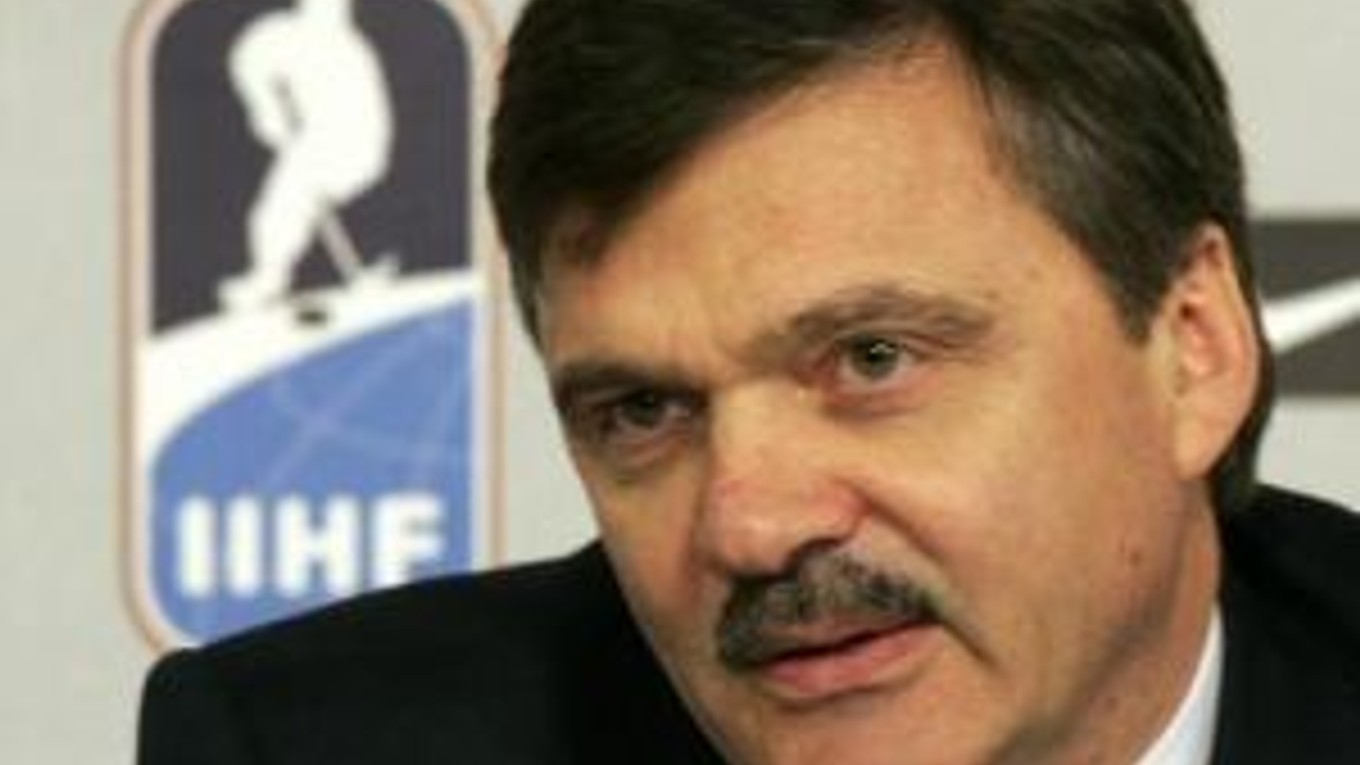 Prezident IIHF Rene Fasel.