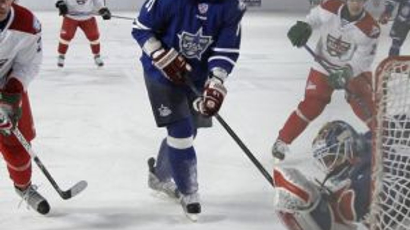Marcel Hossa (v modrom)