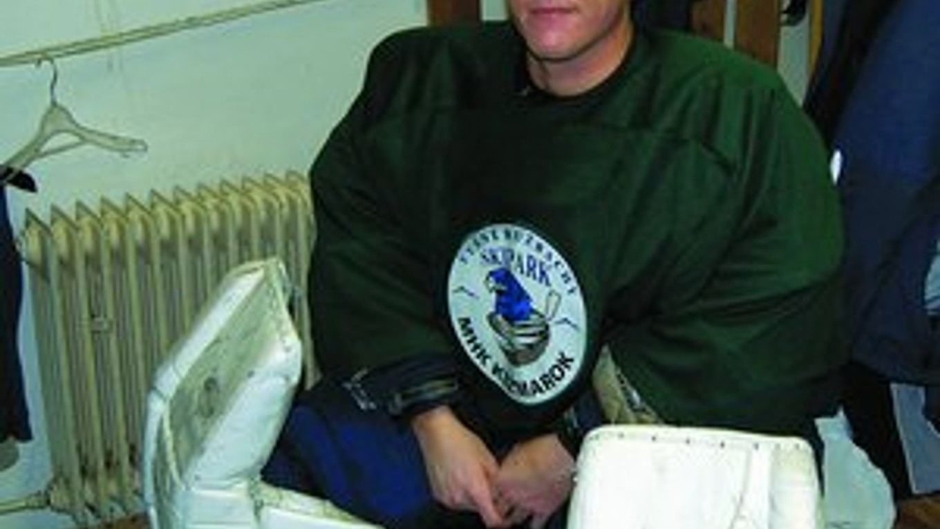 Krisztián Budai v kabíne Kežmarku.