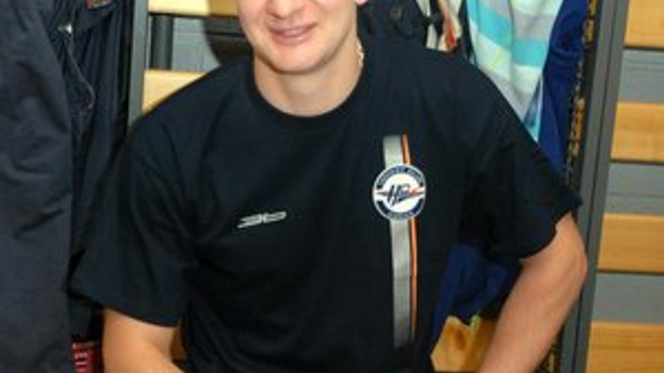 Tomáš Hrnka. Spomedzi nových tvárí v HC je najmladší.