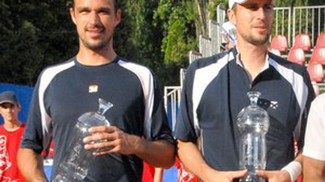 Víťazi štvorhry Kamil Čapkovič a Igor Zelenay.