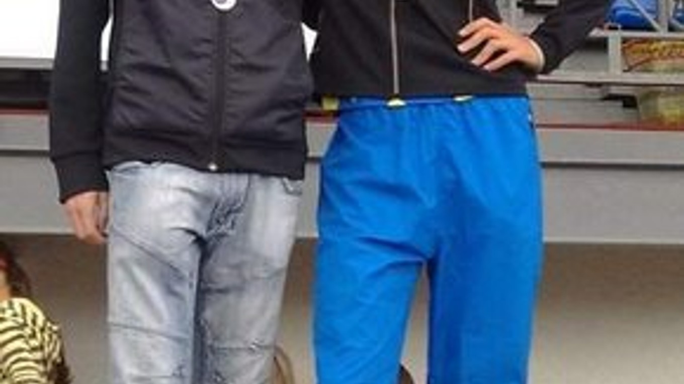 Lukáš Beer (vpravo) s bratom Filipom