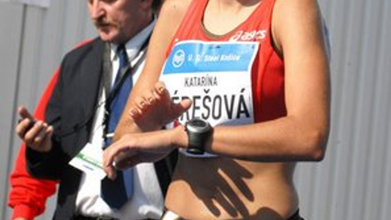 Katarína Berešová. O londýnskej trati veľa informácií nemá.