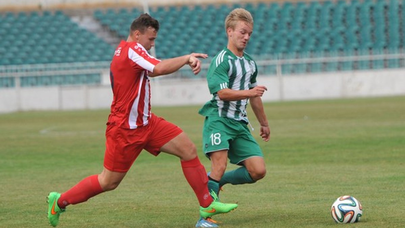 Zľava Marek Kiseľa z Pušoviec a Prešovčan Slavomír Kráľovič.