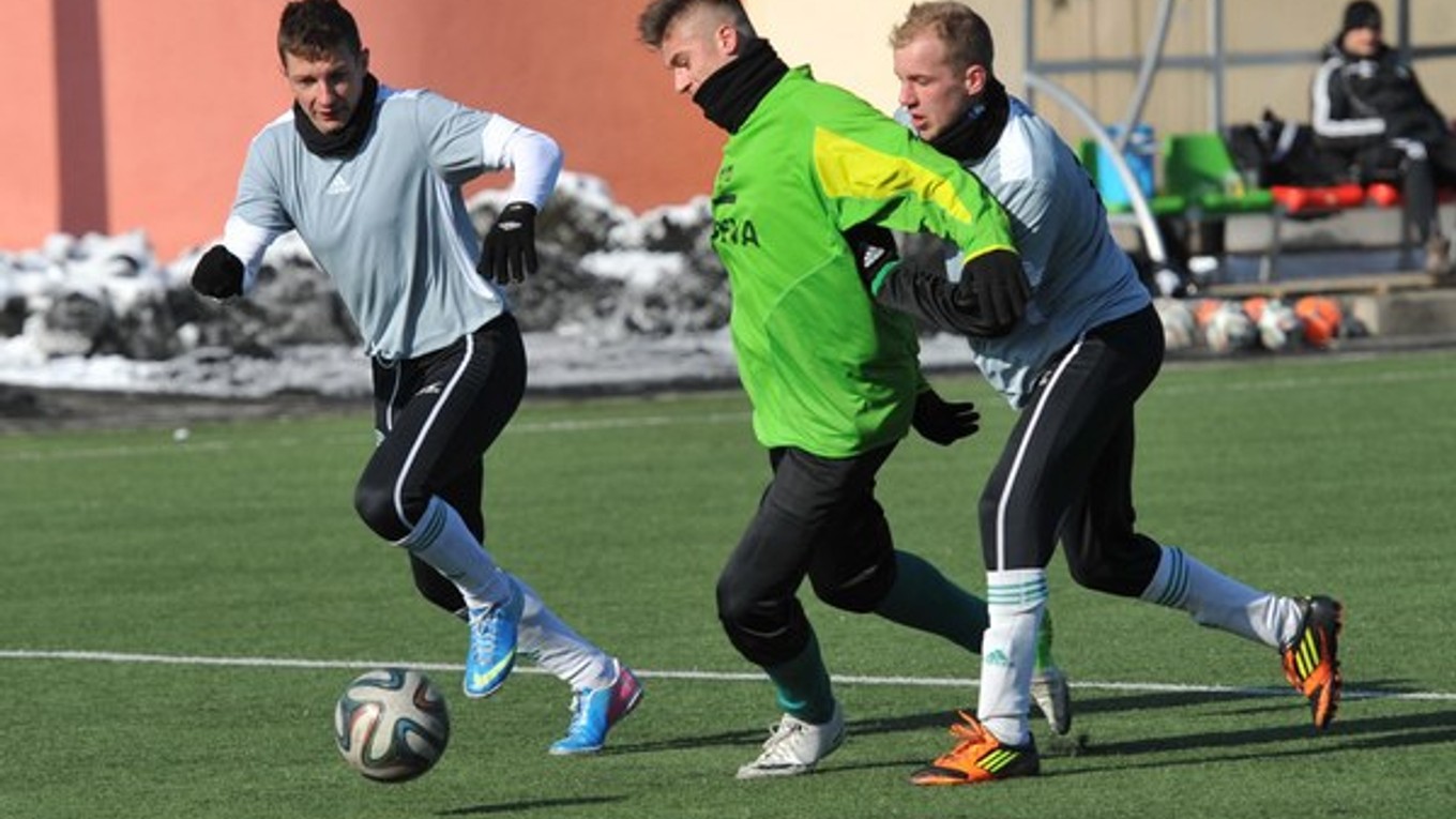 Martin Dupkala (vľavo) strelil Lipanom v príprave štyri góly.