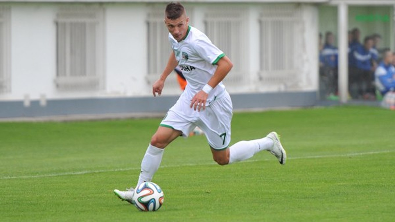 Dvojgólový strelec Martin Dupkala.