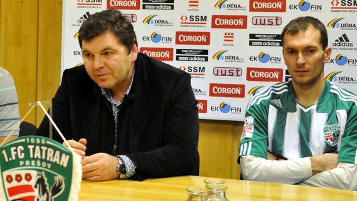 Miroslav Remeta (vľavo). K najbližšej budúcnosti Tatrana sa ešte nevyjadril.