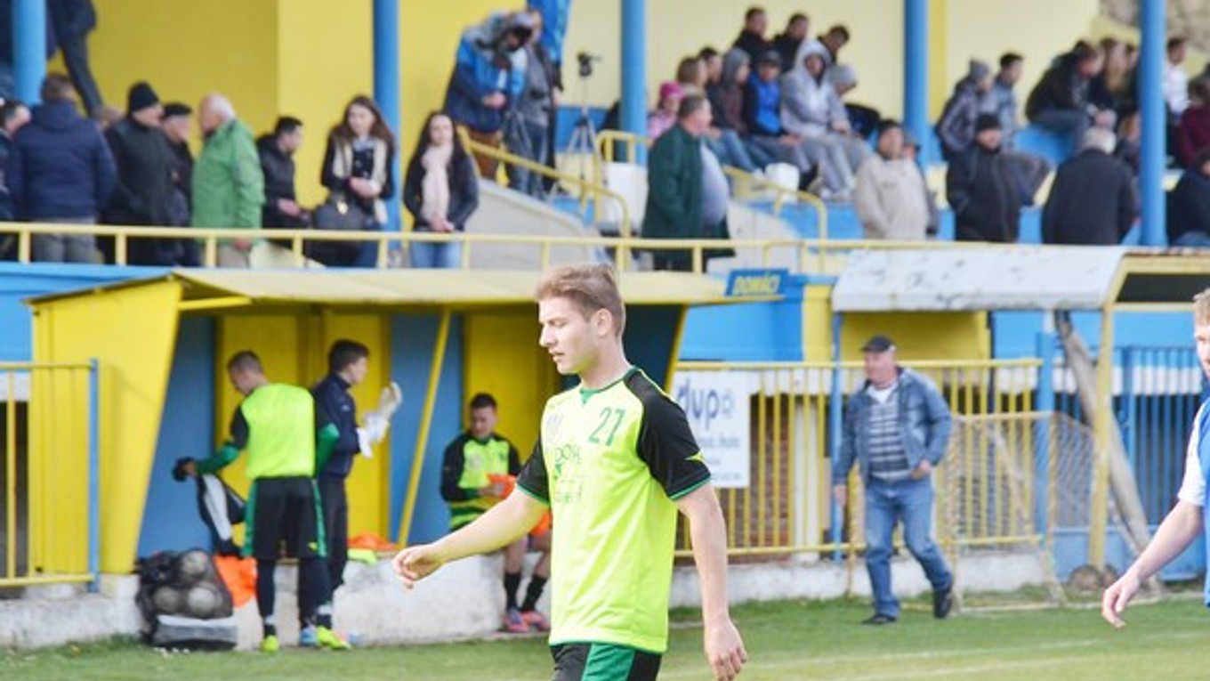 Prvý gól. Lukáš Strelka si v Kalši pripísal prvý gól v drese SP MFK Rožňava.