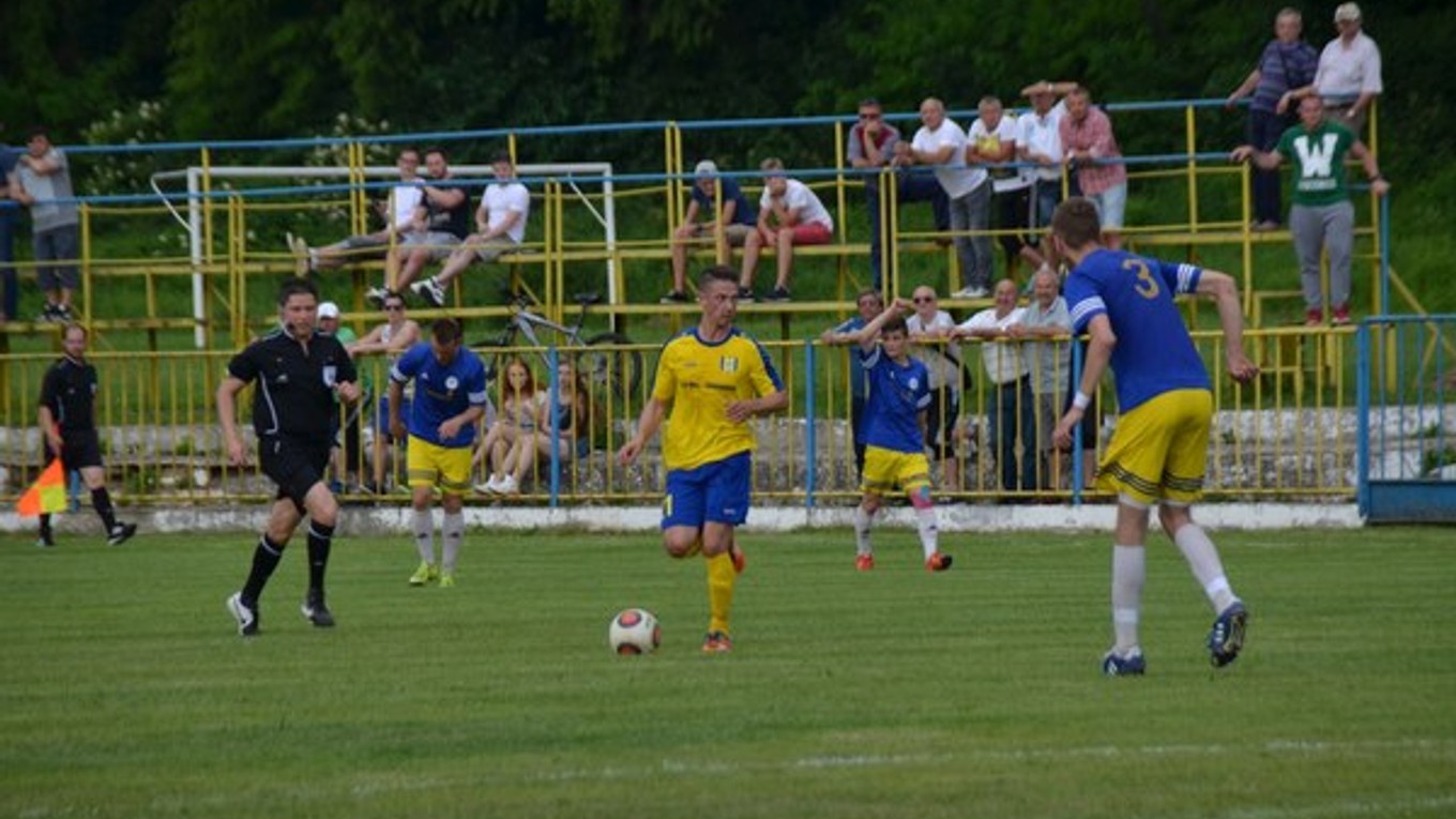 Prvý gól. Ákos Lippai si v drese MFK Rožňava zapísal prvý gól.