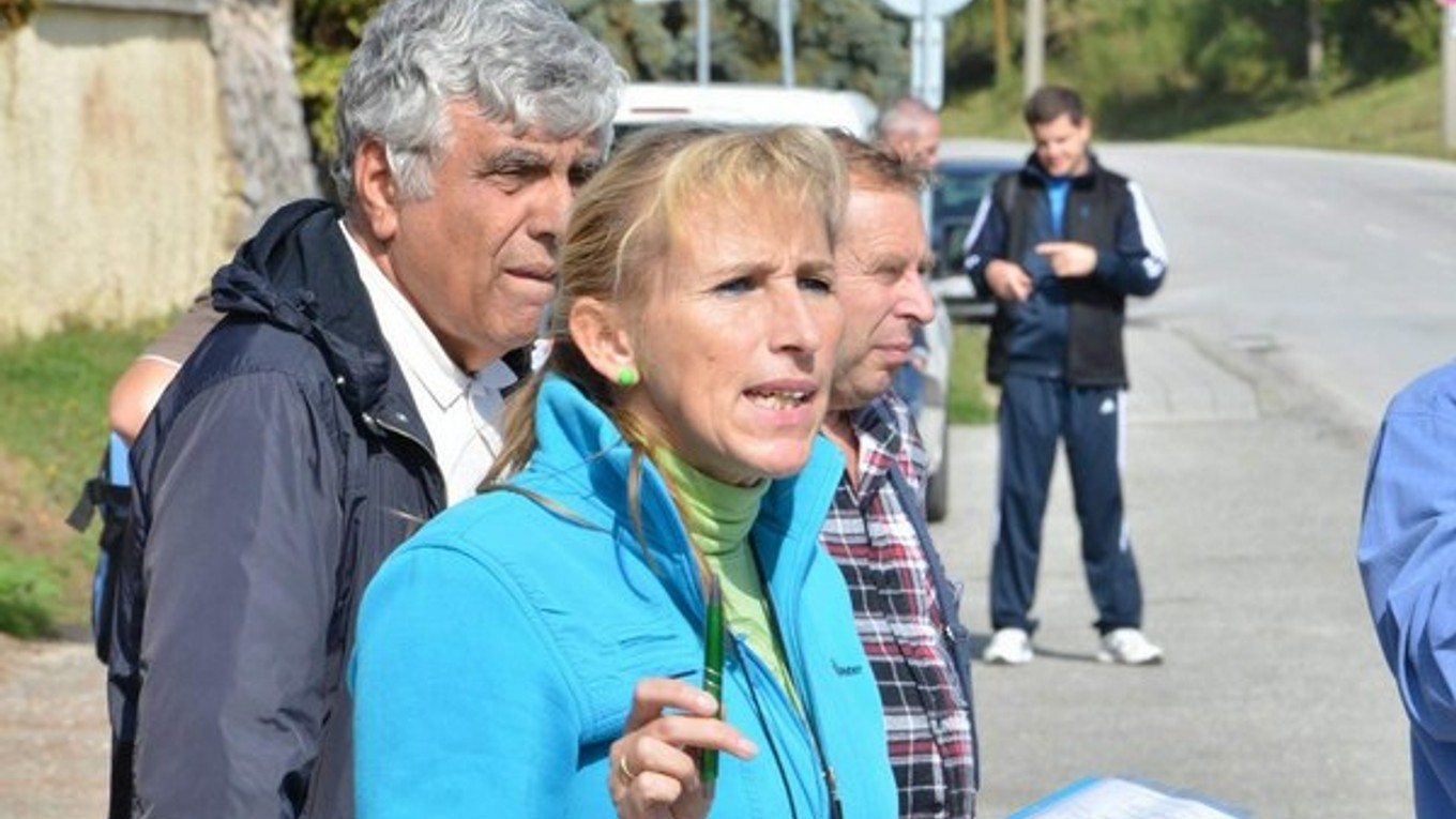 Riaditeľka pretekov Zuzana Subovitsová.