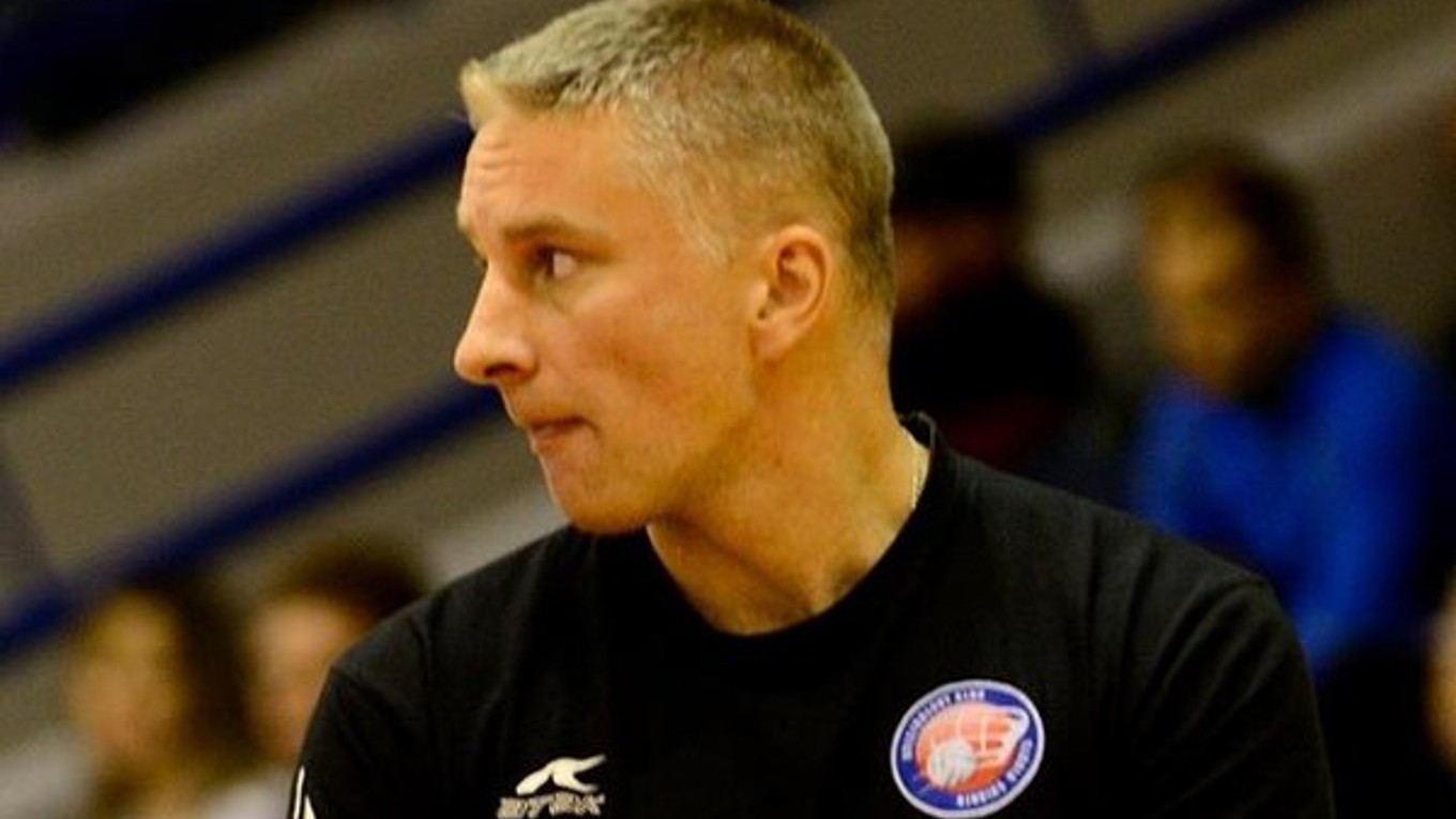 Tréner Svidníčanov Peter Tholt.