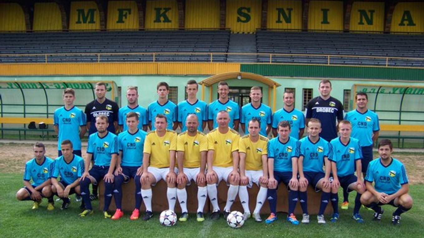 Sninskí futbalisti v sezóne 2014/15.