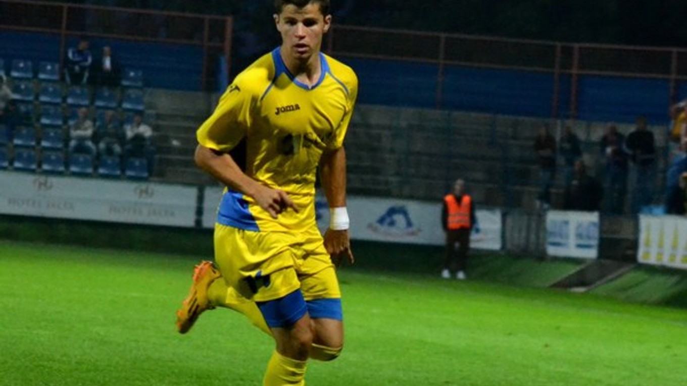 Útočník Martin Regáli. Na Skalicu by mohla dnes jeho rýchlosť platiť.