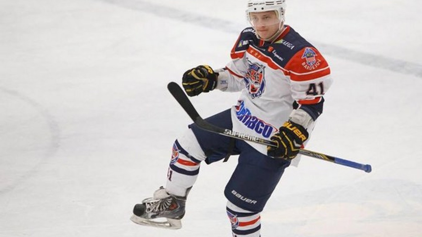 Útočník Gleb Luchnikov. Bardejovské farby vymení za michalovské.