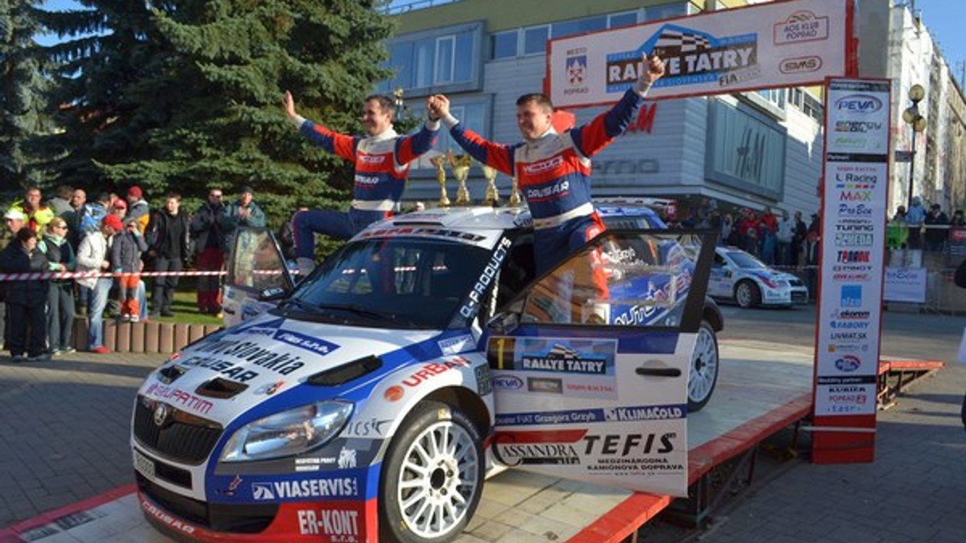 Majstri Slovenska. Poliaci Grzegorz Grzyb a Robert Hundla.