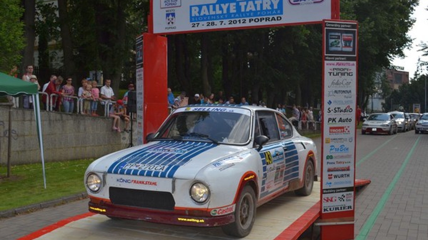 Škoda 100 Rapid. Nechýbala na minuloročnej Rallye Tatry.