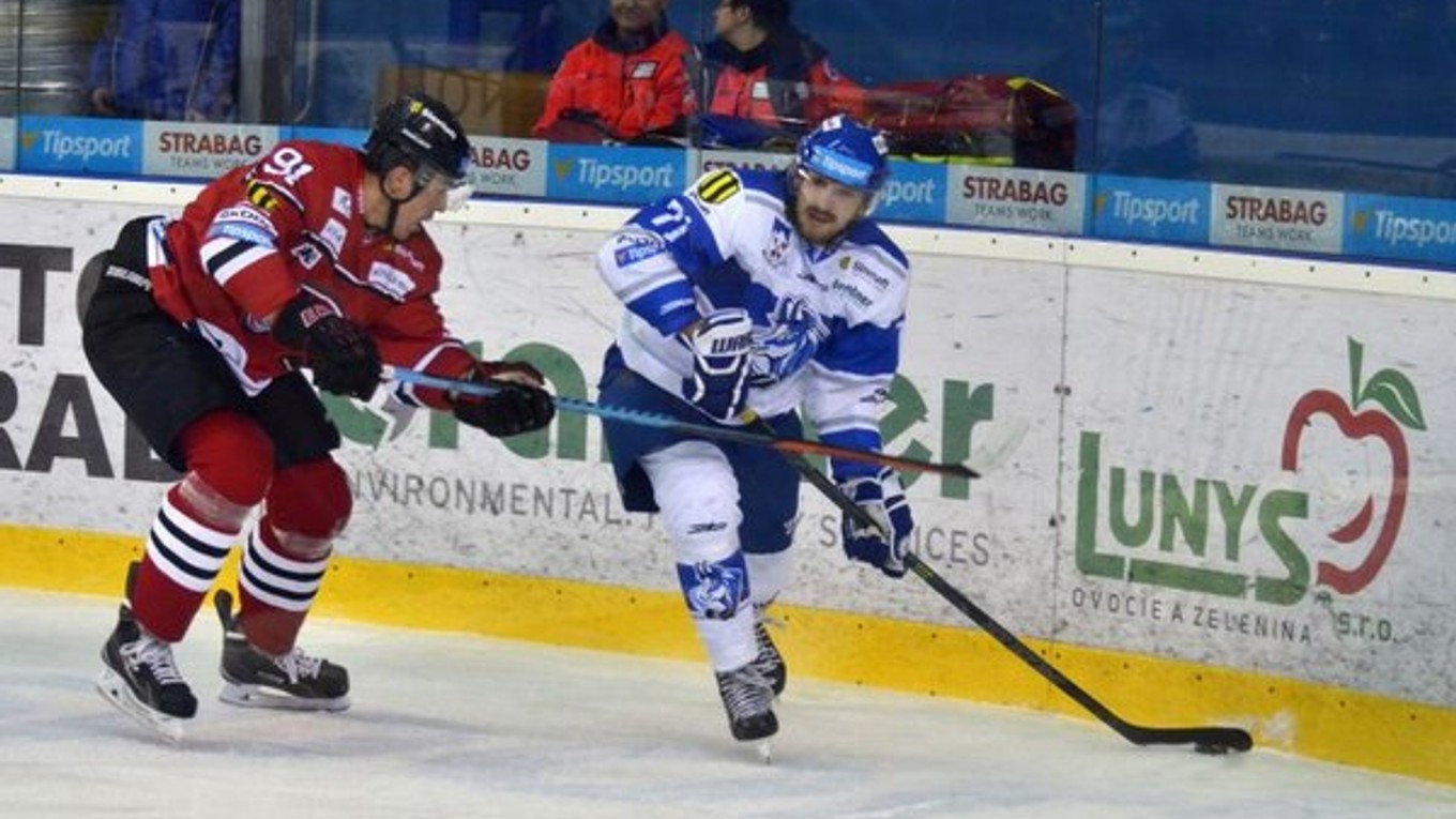 Marcel Petran (vľavo) si zahral aj za Banskú Bystricu.