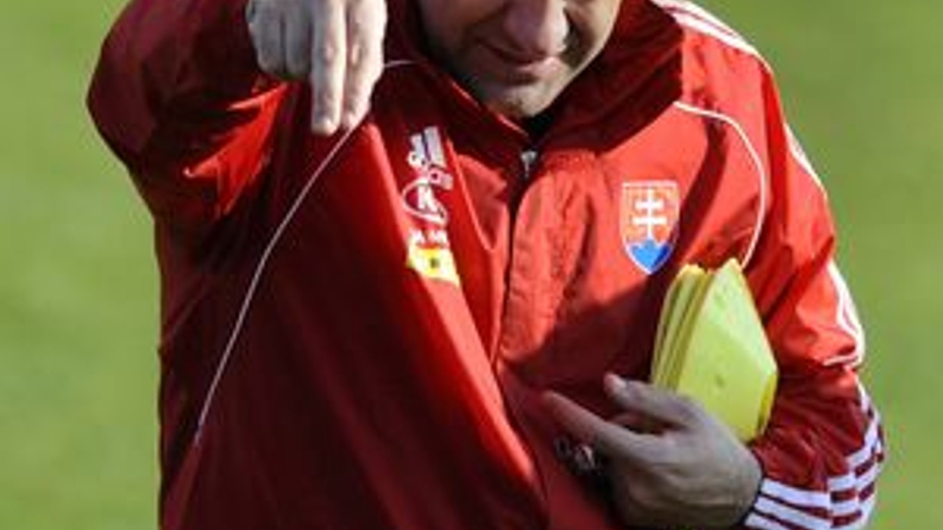 Slovenský tréner Vladimír Weiss.
