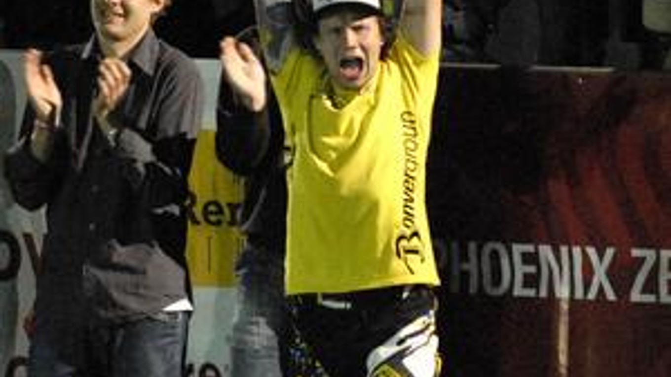 Čech Libor Podmol víťaz tretieho ročníka Sony Ericsson Freestyle motocross.