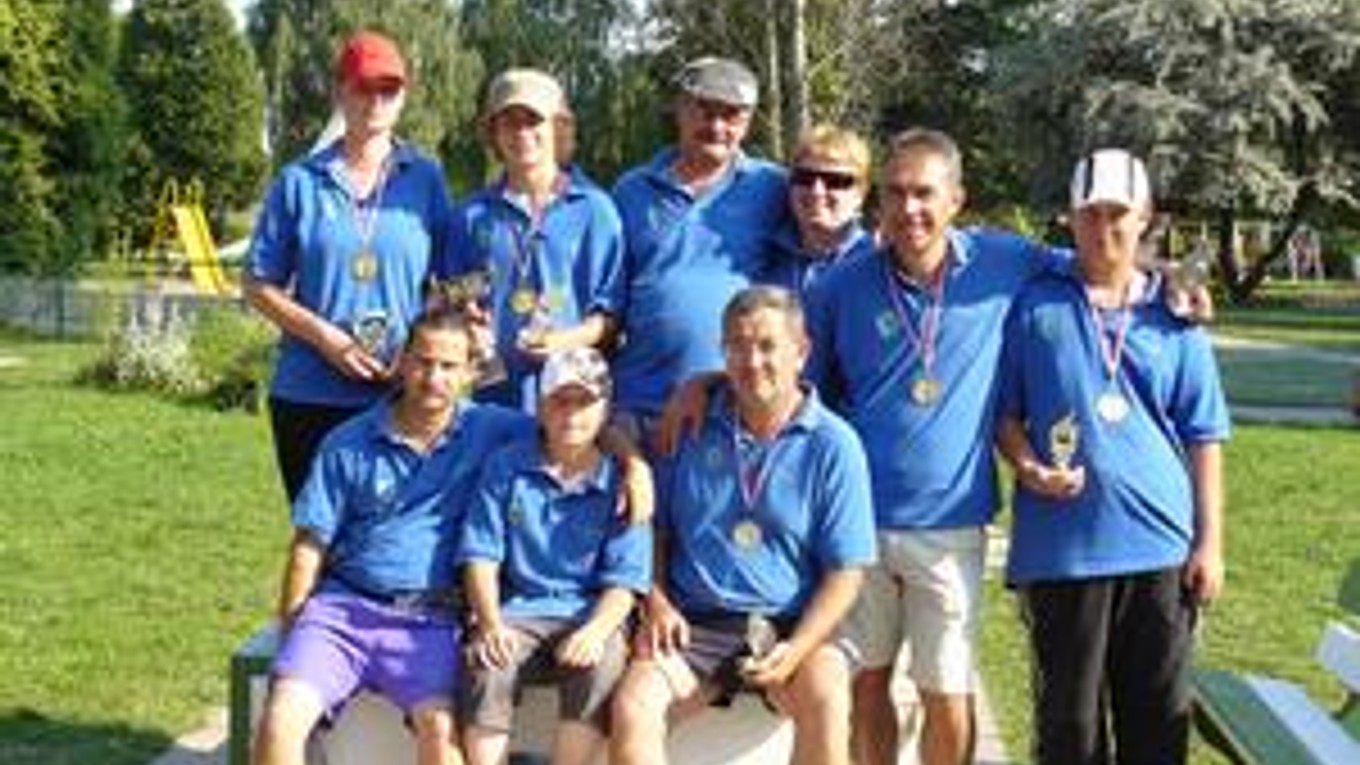 Družstvo GK Bankov. Dráhoví golfisti Košíc.