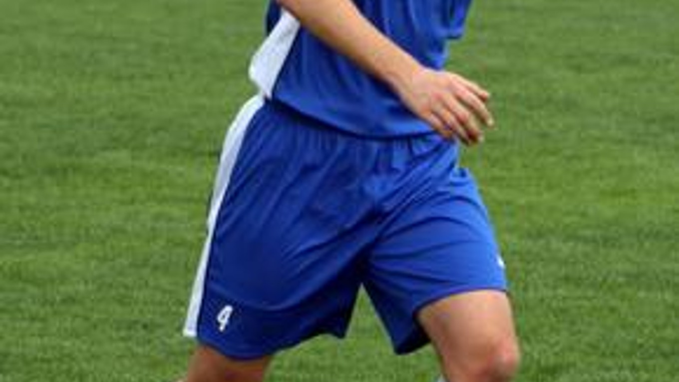 Roman Jurko. V Nižnom Hrušove bol na neudržanie a štyrmi gólmi prispel k hladkému víťazstvu.