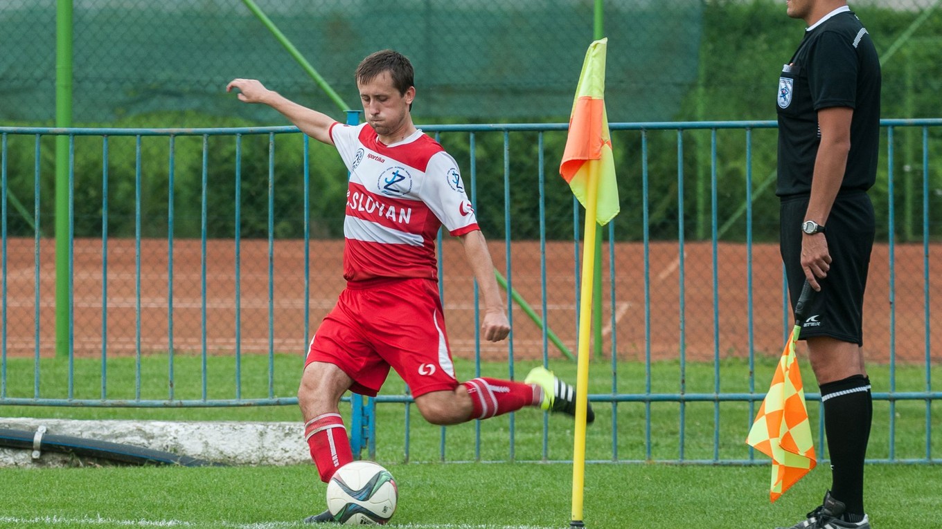 J. Čabala strelil v zápase Giraltoviec so Sninou aj jeden gól.
