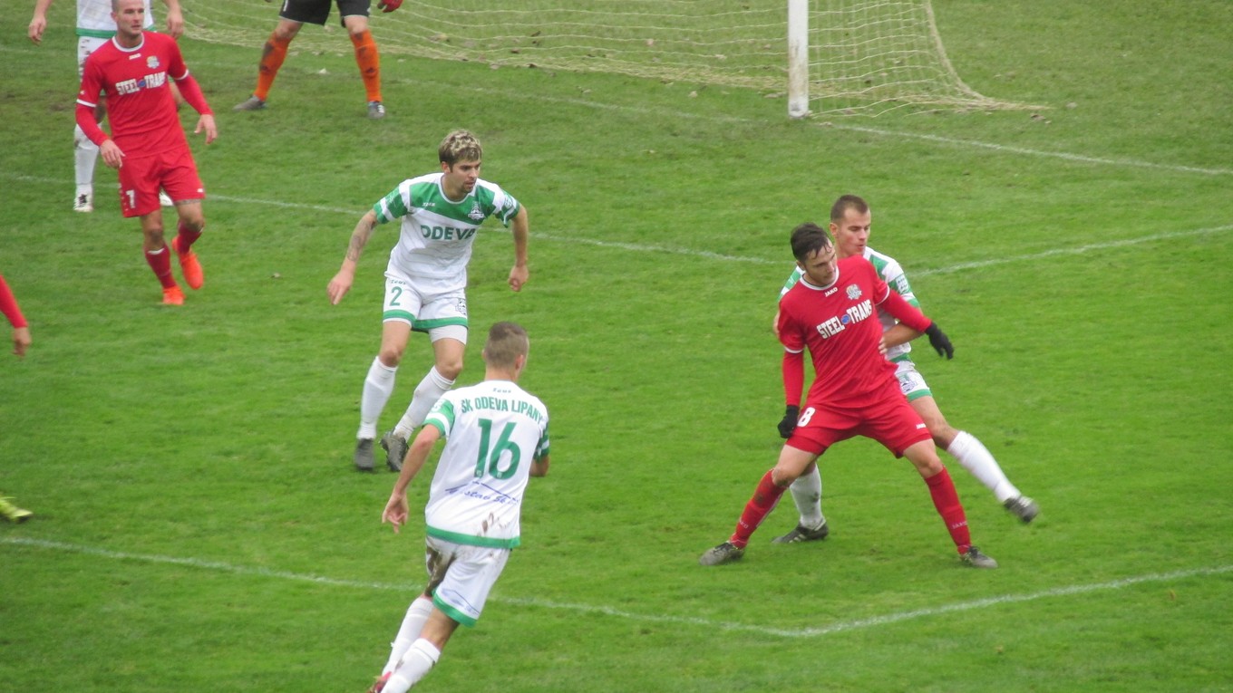 Favorit sa presadil. VSS Košice zvíťazili v Lipanoch dvojgólovým rozdielom.