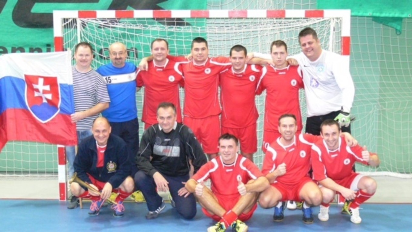 Košickí policajti. Víťazný tím IPA cup Brno 2016. 