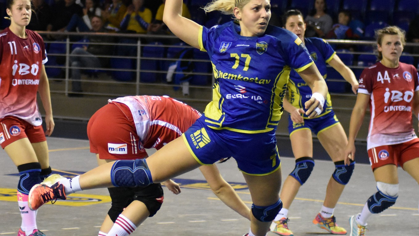 Oľga Perederijová dala v Trenčíne 7 gólov.