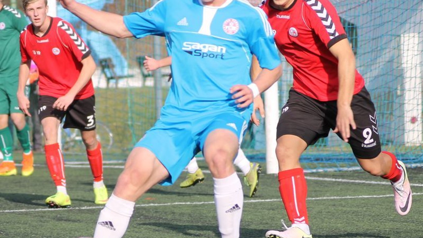Martin Murcko v akcii, v súboji proti Senici U19.