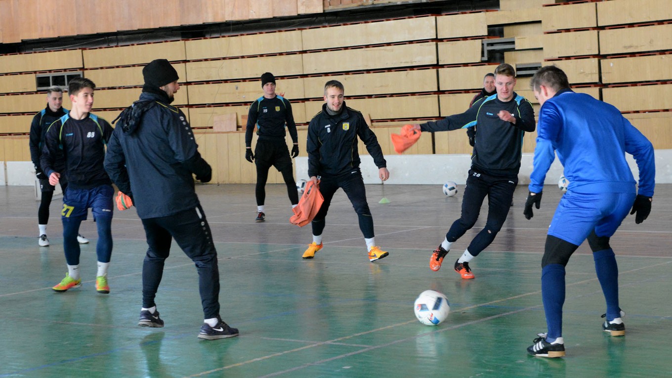 Úvodný tréning FC VSS Košice. Na rad prišlo tradičné i netradičné bago.