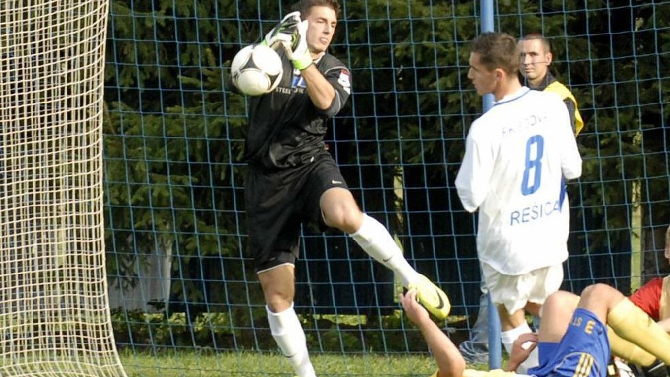 Skúsený gólman. Richard Novák začínal kariéru doma v Moldave.
