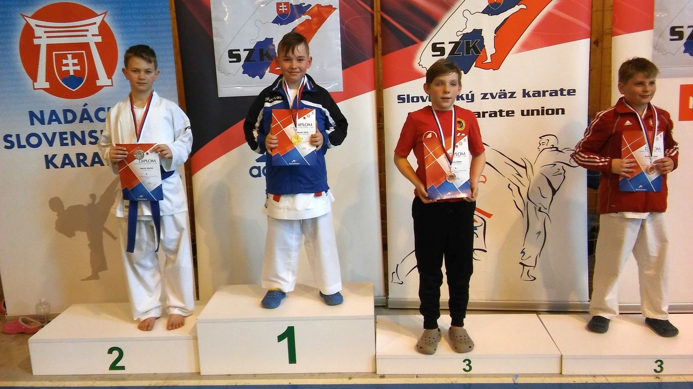 Martin Stříž. Vybojoval prvé miesto.