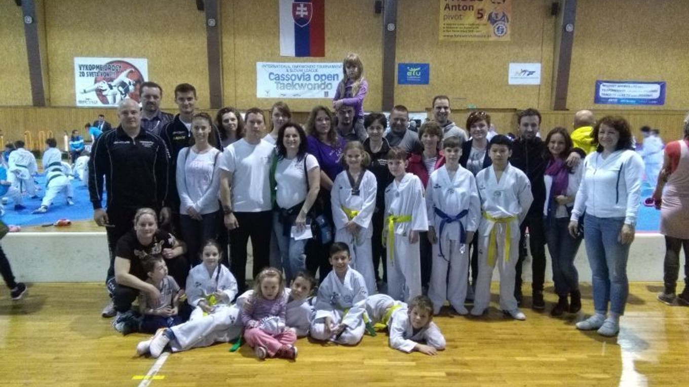 Výprava Taekwondo Hakimi na Cassovia Open.