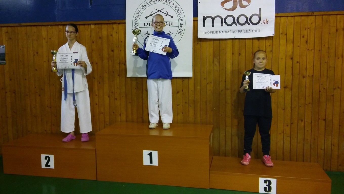 Popradčanka Barbora Glatzová na najvyššom stupni.