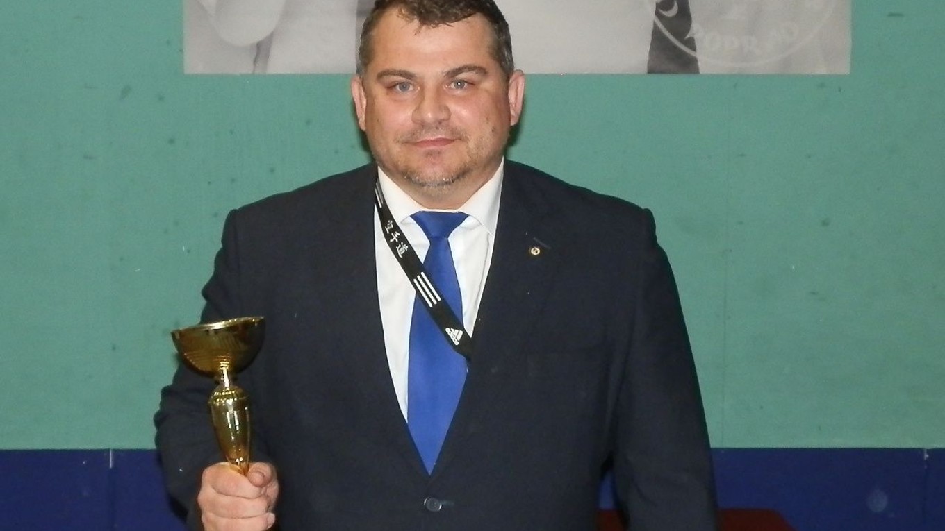 Prezident i tréner KŠK Stará Ľubovňa František Vorobeľ.