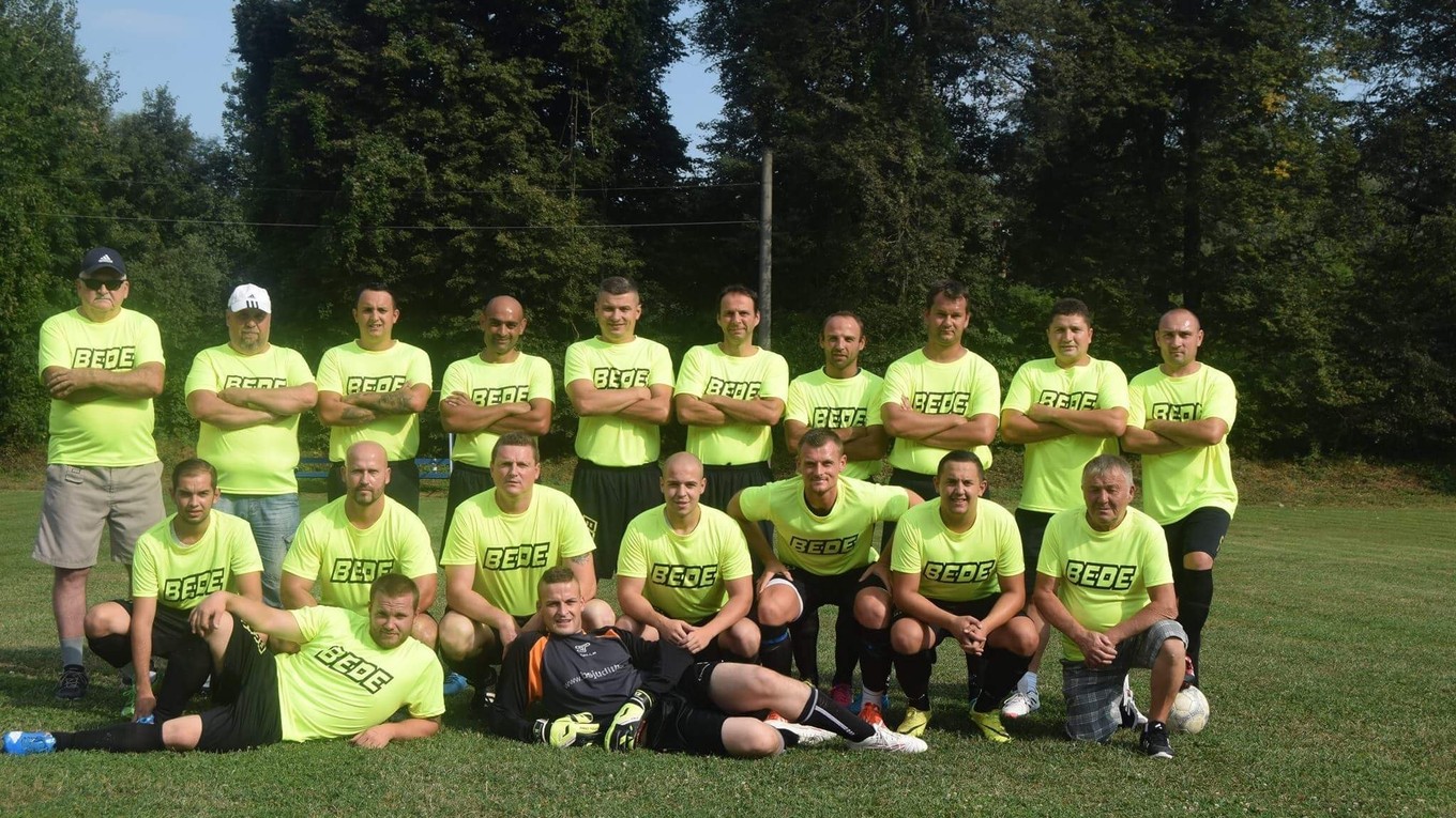 Futbalisti FK Plešivec.