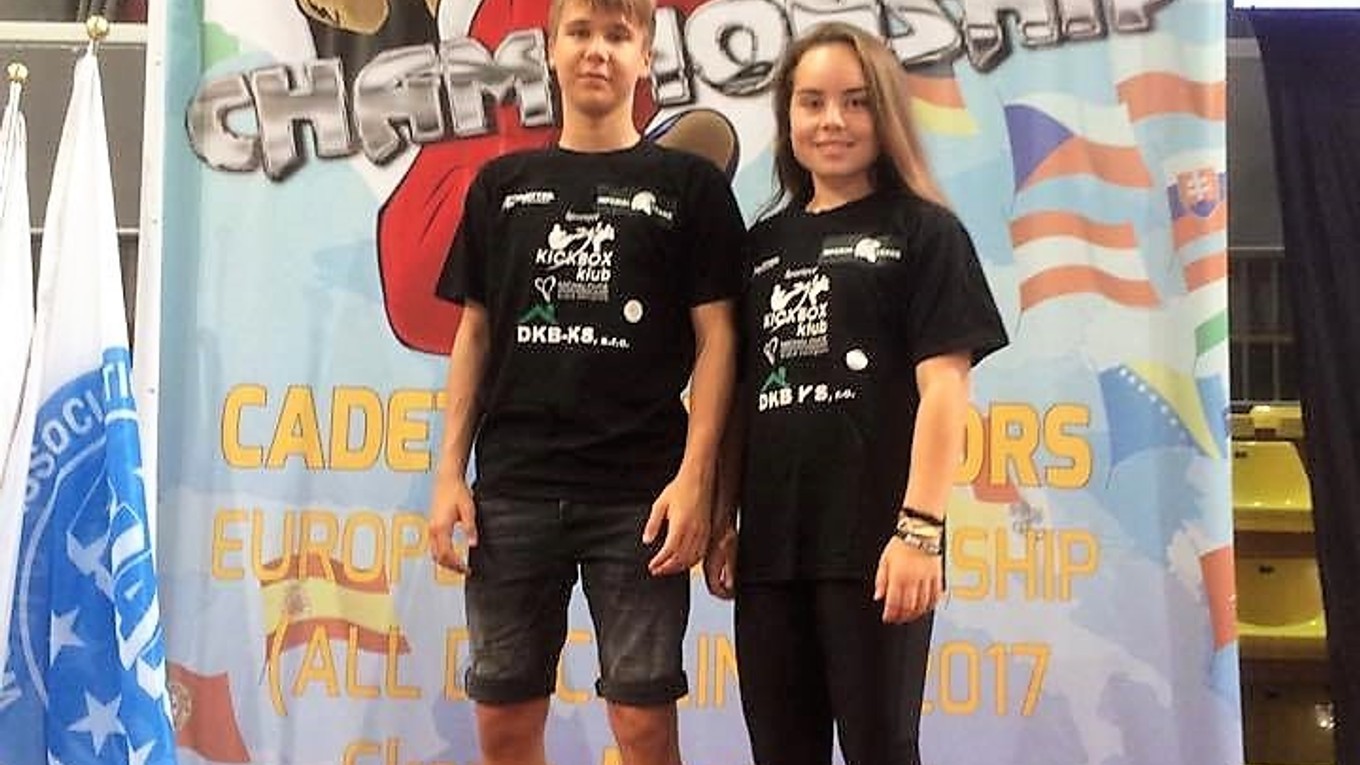 Dvojica Michalovčanov na ME – Karel Svobodník a Timea Hamaríková.